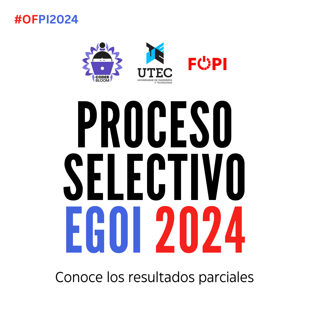 EGOI 2024 Resultados de la Competencia #1